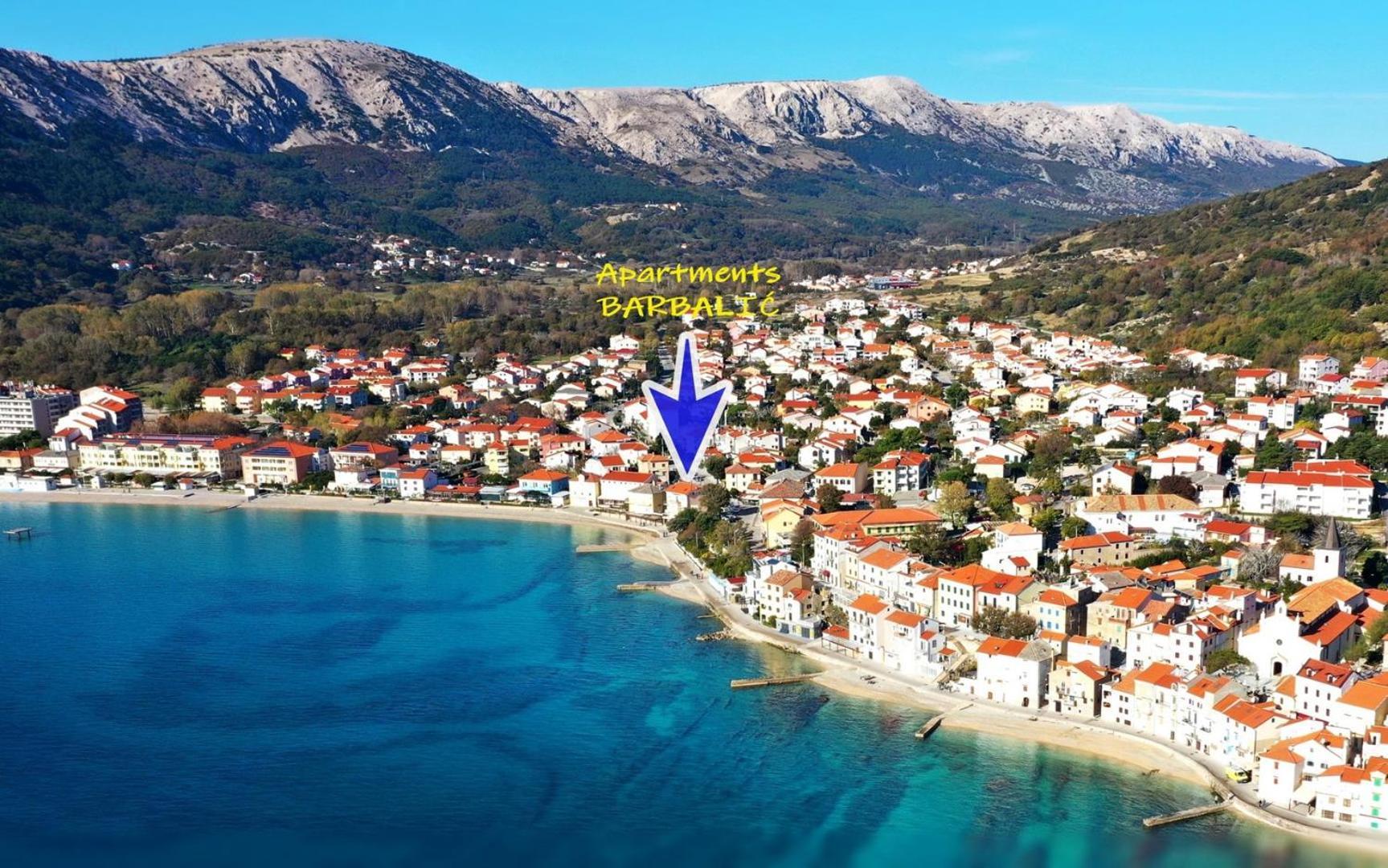 Apartments Barbalic Beach Baška Eksteriør billede